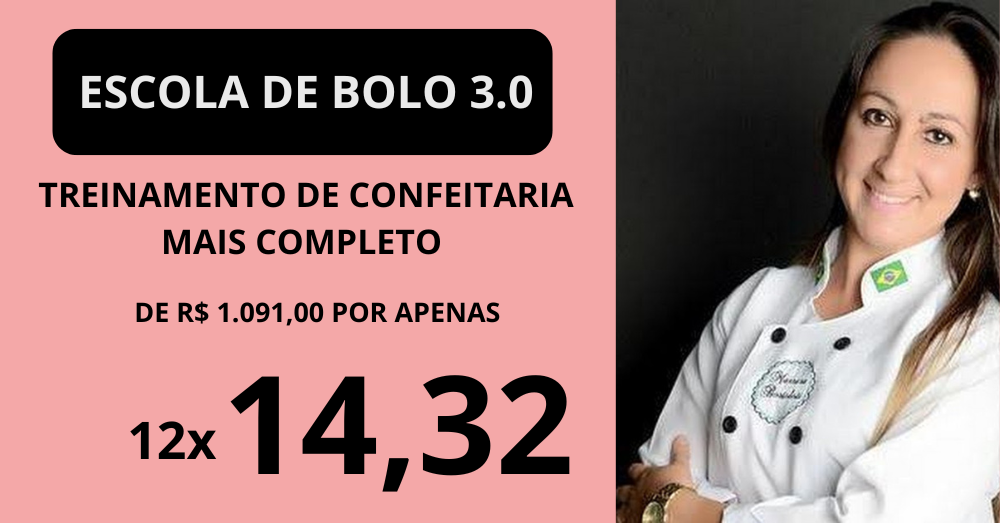Escola de Bolo 3.0 - 3 em 1 com Marrara Bortoloti